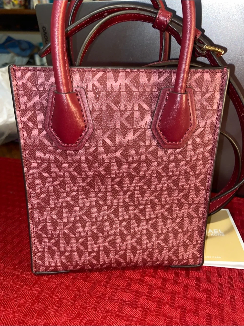 Michael Kors Mercer XS Mini Shopper Mulberry/Multi